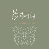 HAND STAMPED BUTTERFLY NECKLACE