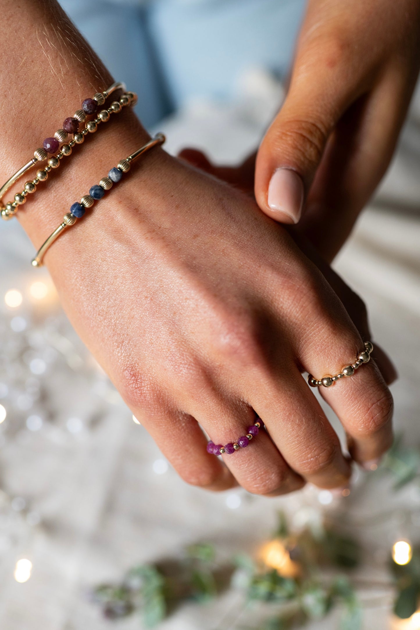 Birthstone Ring Duo Gift Set