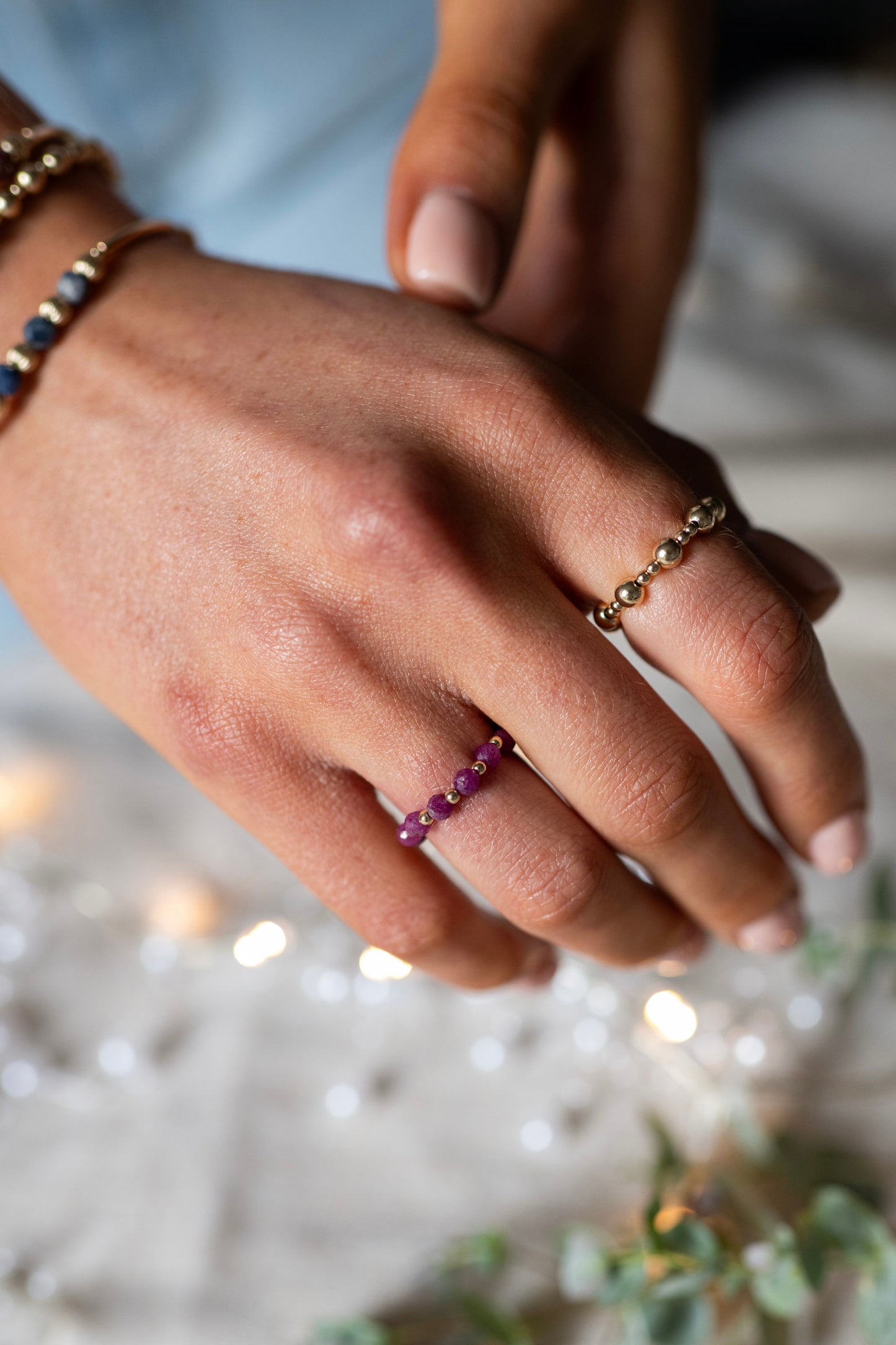 Birthstone Ring Duo Gift Set