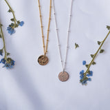 FORGET ME NOT NECKLACE - CHOICE OF CHAIN
