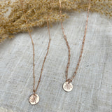 Rose Gold Birth Flower Necklace