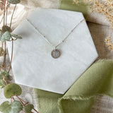 HAND STAMPED BUTTERFLY NECKLACE