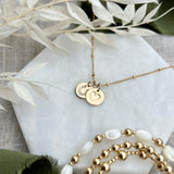 HAND STAMPED HEART NECKLACE