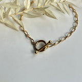18K GOLD FILLED BECKY TOGGLE BRACELET