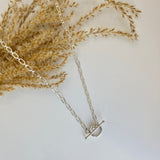 STERLING SILVER 'BECKY' TOGGLE CHAIN
