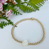 PEARL ROSE - GOLD FILLED
