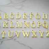 GOLD VERMEIL LETTER CHARM