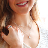 OLIVIA STERLING SILVER NECKLACE