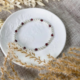 BIRTHSTONE BRACELET - STERLING SILVER