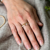 MOTHER OF PEARL STACKING RINGS