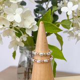 MIX METAL STACKING RING
