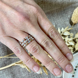MIX METAL STACKING RING