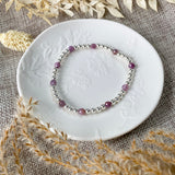 BIRTHSTONE BRACELET - STERLING SILVER