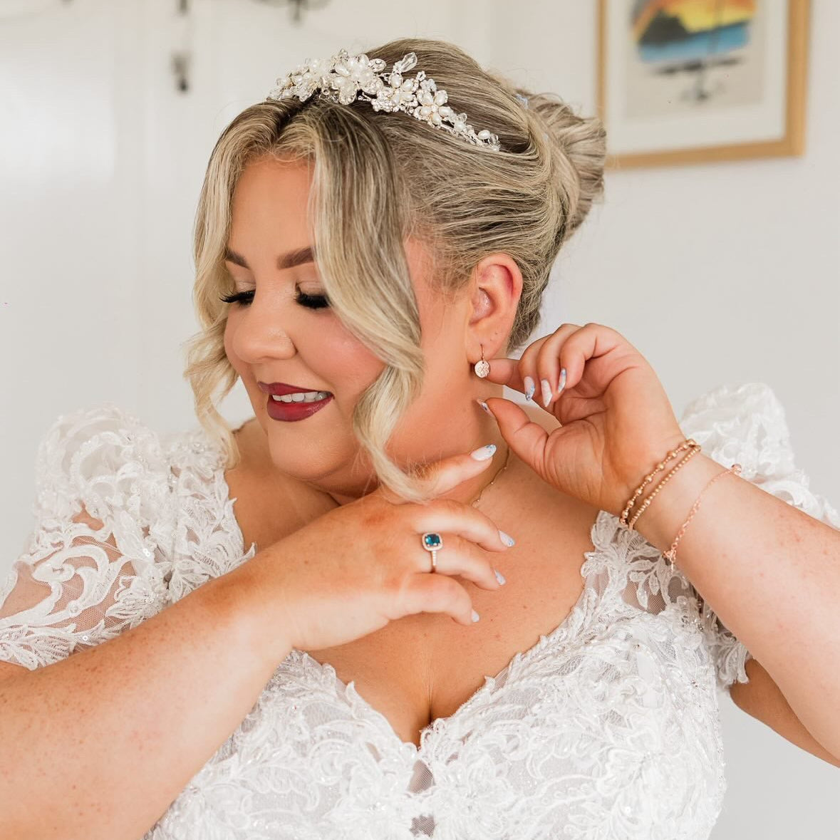 A Bride’s Story: Forget Me Not Wedding Jewellery, Worn in Memory