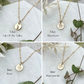 botanical jewellery. lily of the valley necklace, hawthorn necklace, rose necklace, honeysuckle necklace 