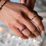 BIRTHSTONE STACKING RINGS