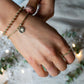 Birth Flower Bracelet Stack - Gold Filled Gift Set