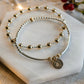 Chloe Birth Month Flower Bracelet - Mix Metal