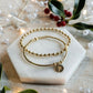 Birth Flower Bracelet Stack - Gold Filled Gift Set