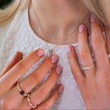 Birthstone Bezel Necklace