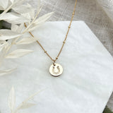 HAND STAMPED HORSE SHOE NECKLACE