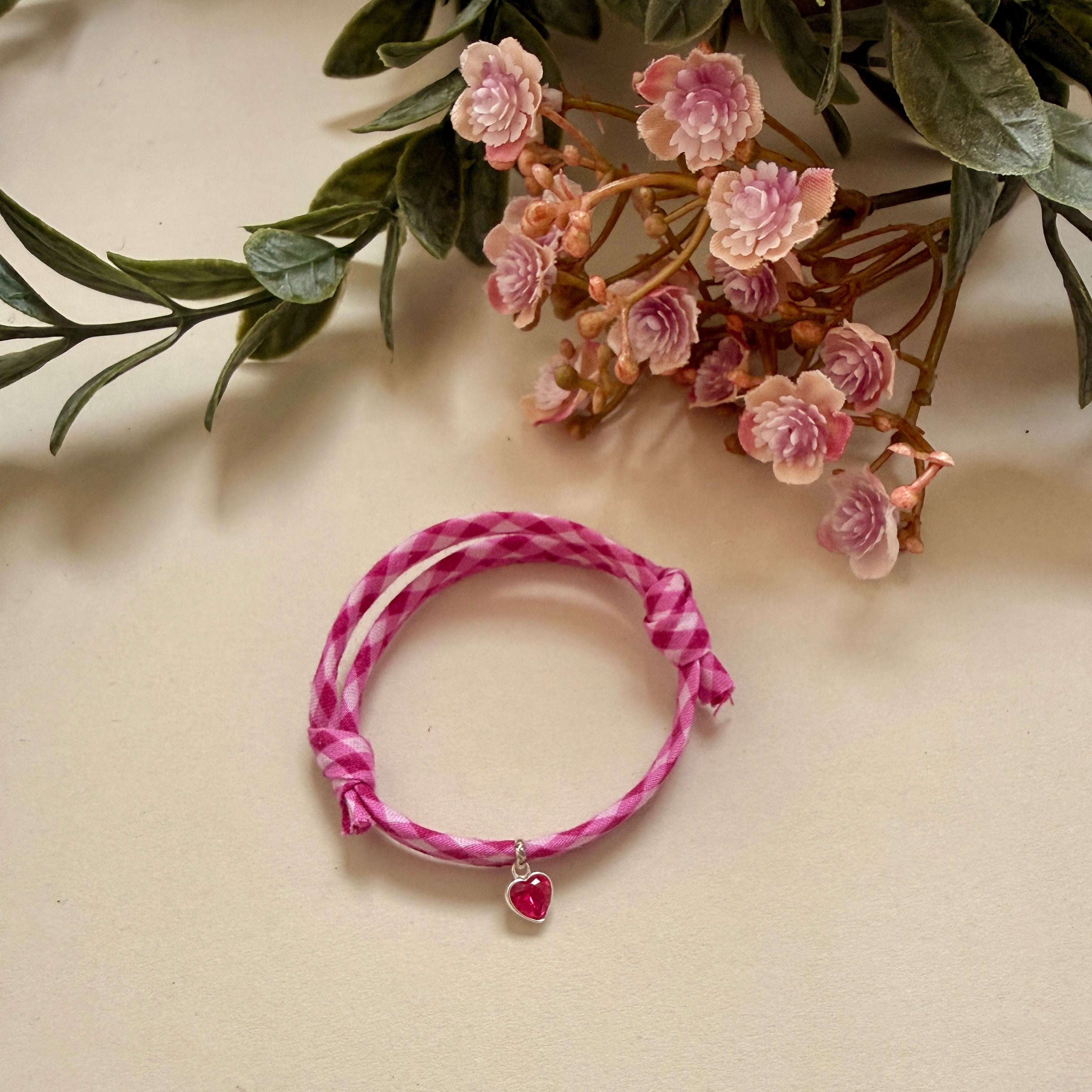 Mini Charm Liberty Bracelet | Personalised Initial or Birthstone