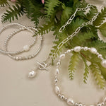 Fresh water pearl jewellery in sterling silver