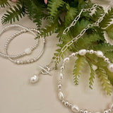 Fresh water pearl jewellery in sterling silver