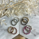 Birthstone Ring Duo Gift Set