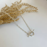 STERLING SILVER 'BECKY' TOGGLE CHAIN