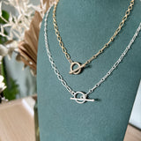 STERLING SILVER 'BECKY' TOGGLE CHAIN