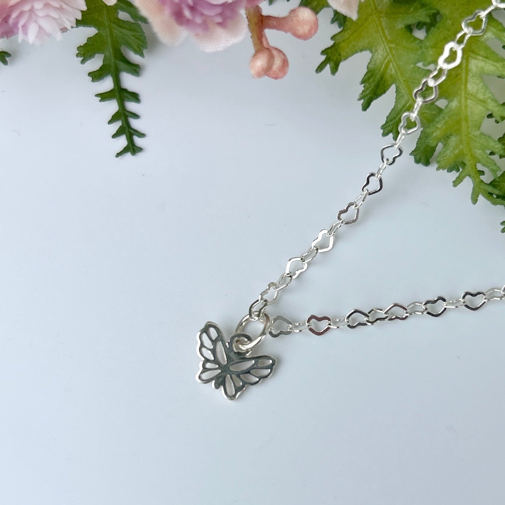 butterfly charm, butterfly pendant.