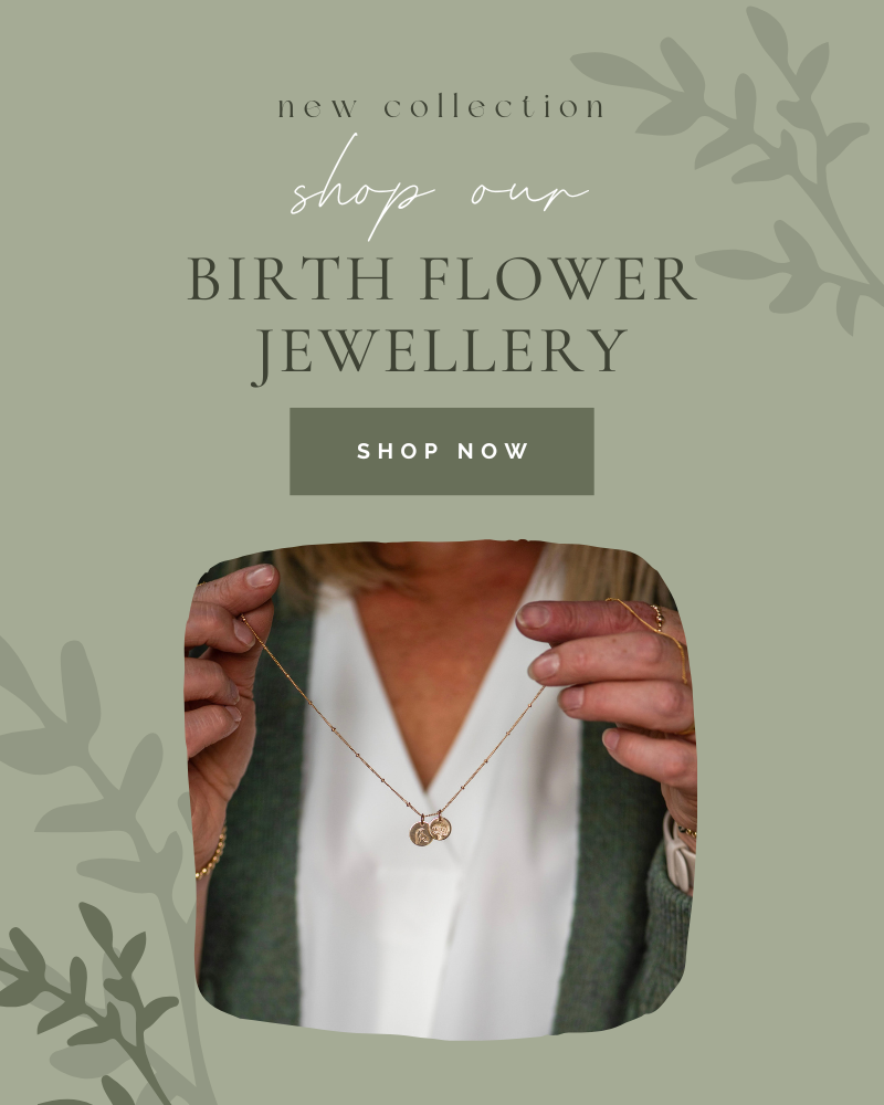 Personalize Your Style with Our Oval Birth Month Flower Necklace – Quote X  Jewellery