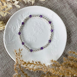 BIRTHSTONE BRACELET - STERLING SILVER