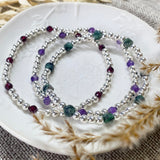 BIRTHSTONE BRACELET - STERLING SILVER
