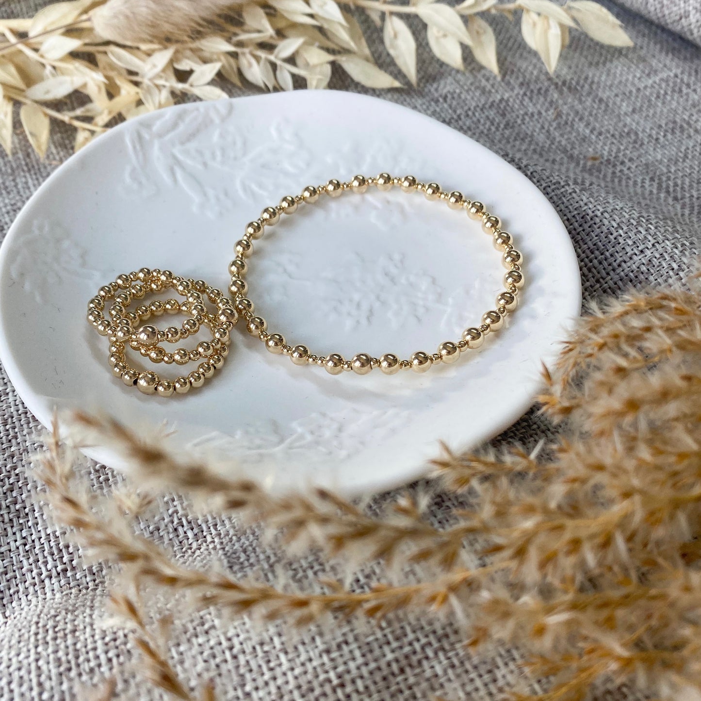 Mother Of Pearl Stacking Ring