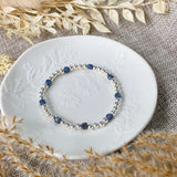 BIRTHSTONE BRACELET - STERLING SILVER