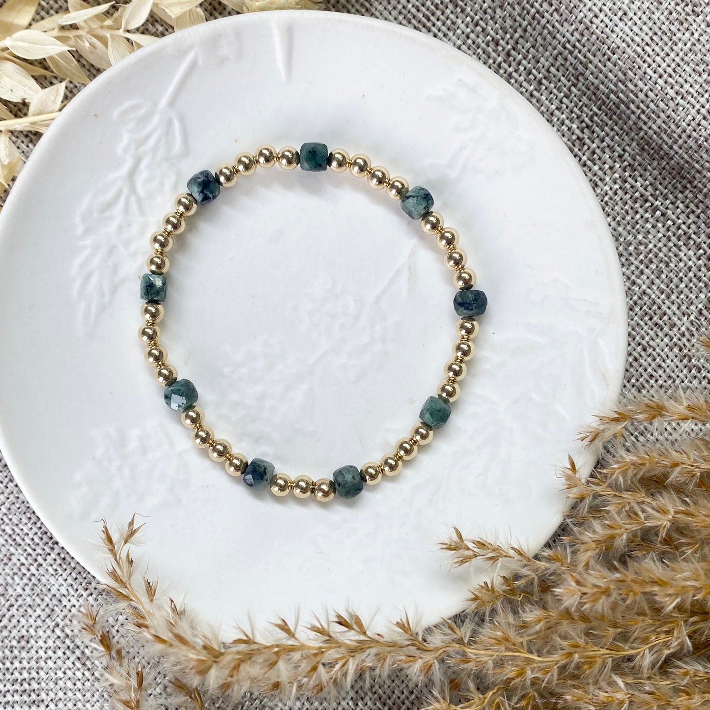 BIRTHSTONE BRACELET - GOLD FILLED