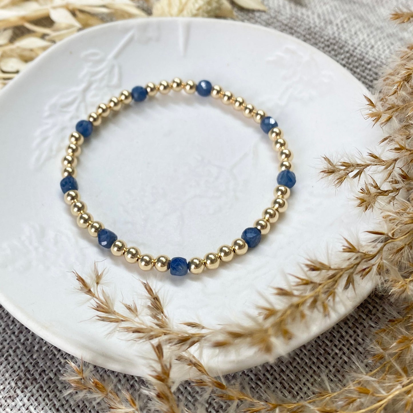 BIRTHSTONE BRACELET - GOLD FILLED